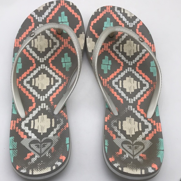 Roxy Bermuda Sandals/Flip Flop Woman’s/Girls Size 6/7 Large - Picture 6 of 7